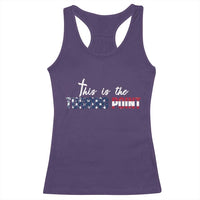 This is The Turning Point Racerback Tank Top Patriotic American Flag Graphic - Wonder Print Shop