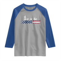 This is The Turning Point Raglan Shirt Patriotic American Flag Graphic - Wonder Print Shop