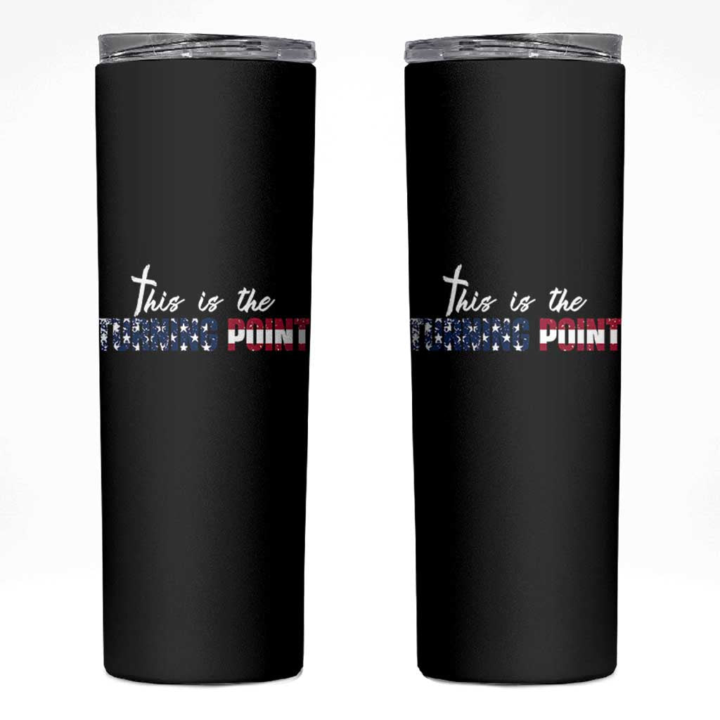 This is The Turning Point Skinny Tumbler Patriotic American Flag Graphic - Wonder Print Shop