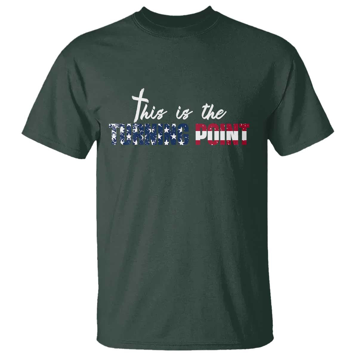 This is The Turning Point T Shirt Patriotic American Flag Graphic - Wonder Print Shop