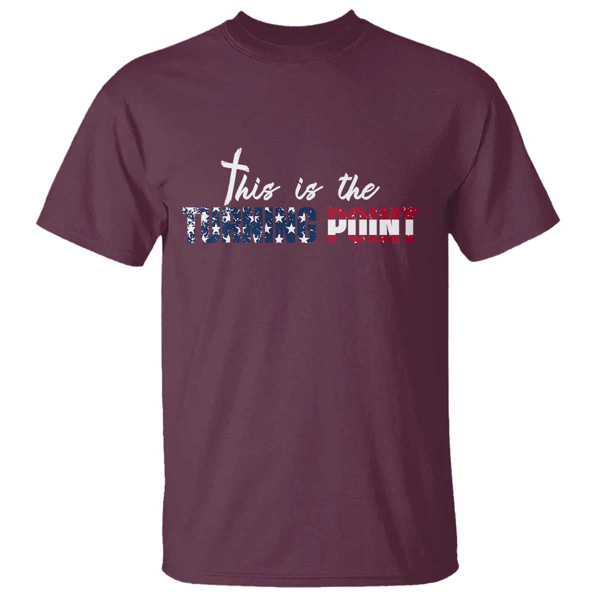 This is The Turning Point T Shirt Patriotic American Flag Graphic - Wonder Print Shop