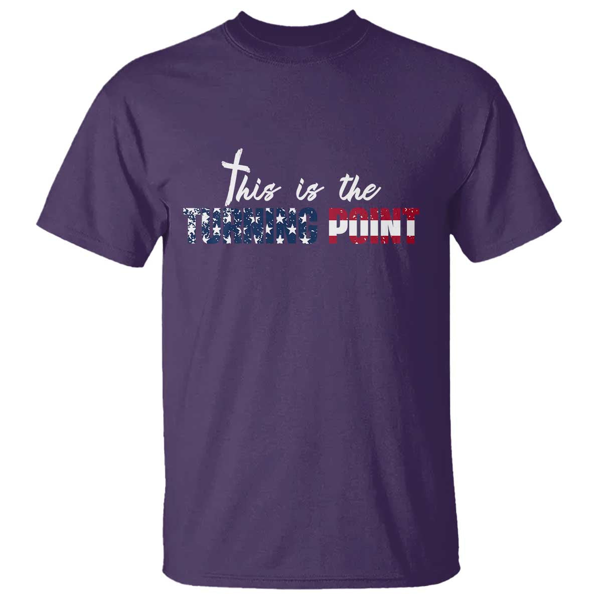 This is The Turning Point T Shirt Patriotic American Flag Graphic - Wonder Print Shop