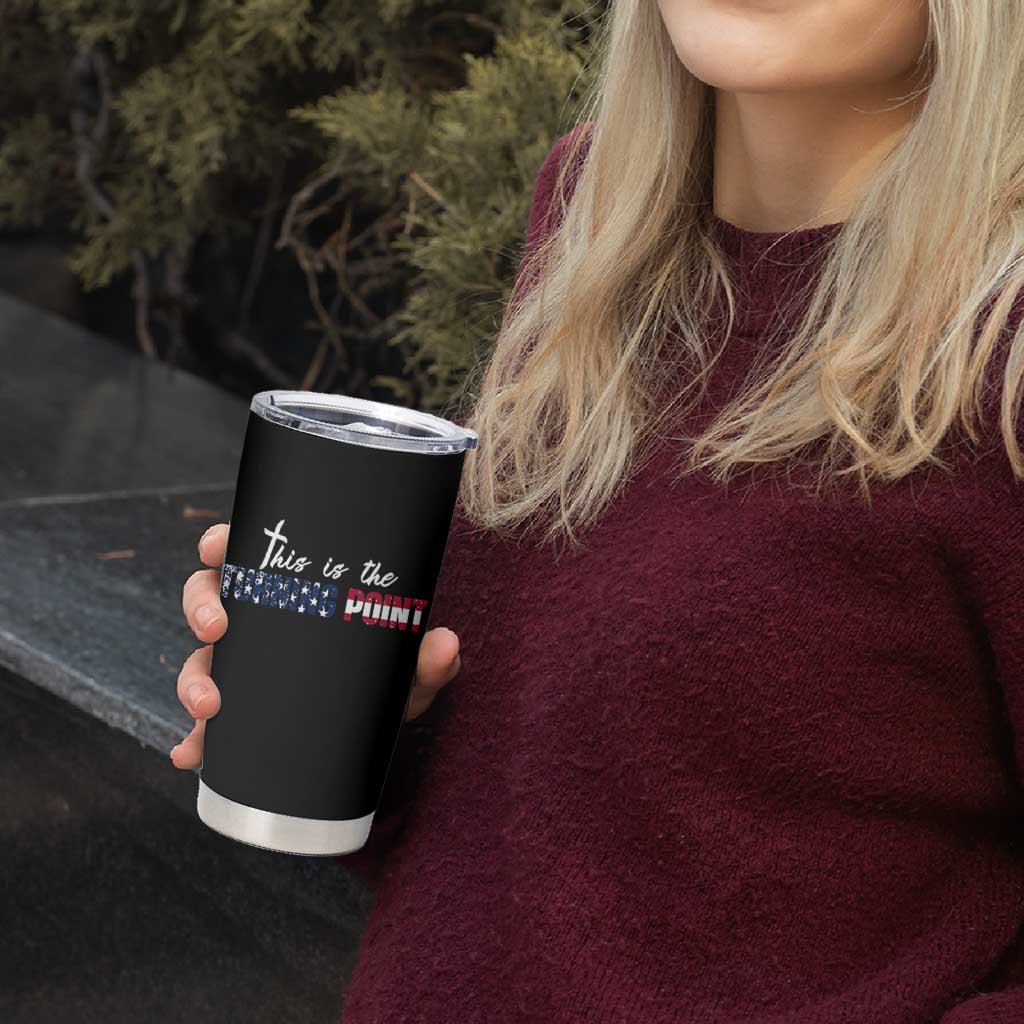 This is The Turning Point Tumbler Cup Patriotic American Flag Graphic - Wonder Print Shop