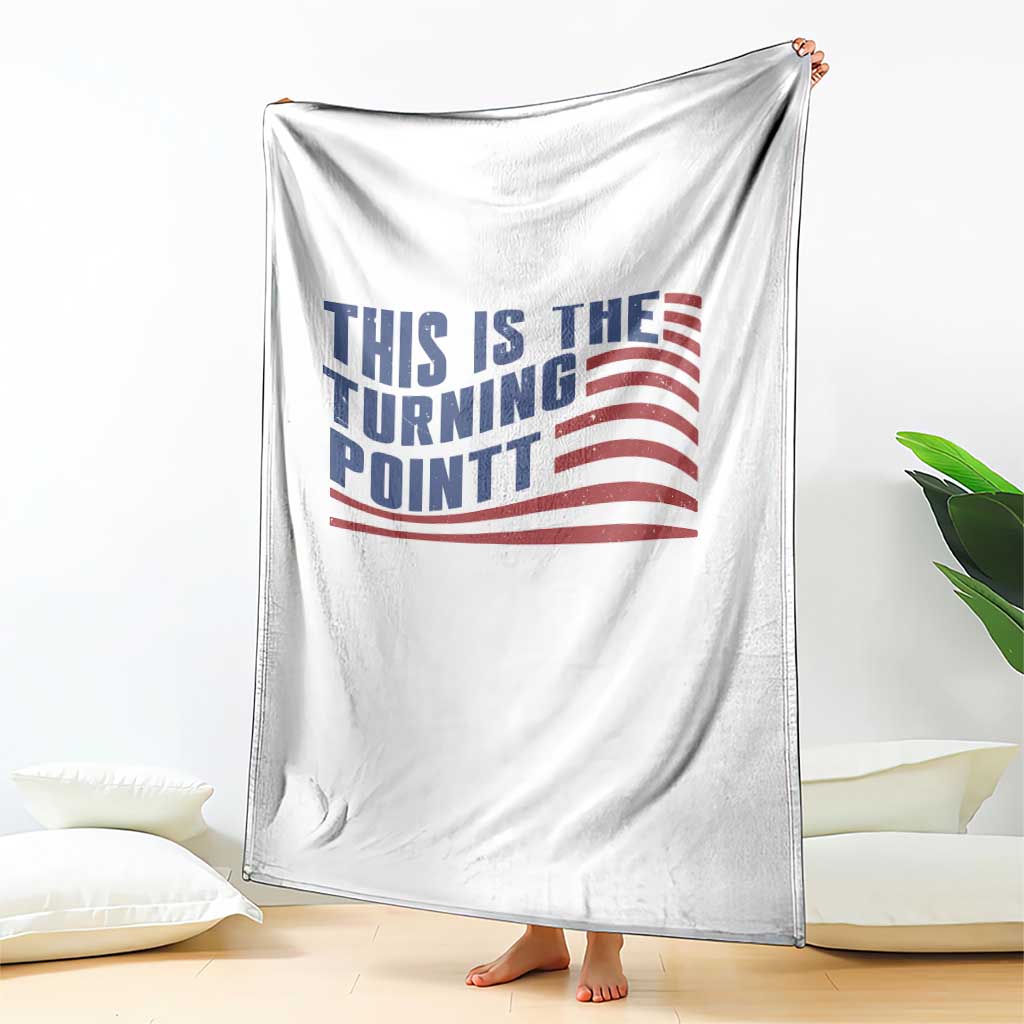 This is The Turning Point Throw Blanket USA Flag America True Patriot - Wonder Print Shop
