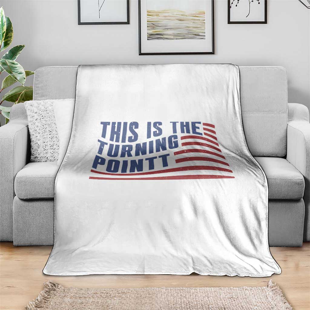 This is The Turning Point Throw Blanket USA Flag America True Patriot - Wonder Print Shop
