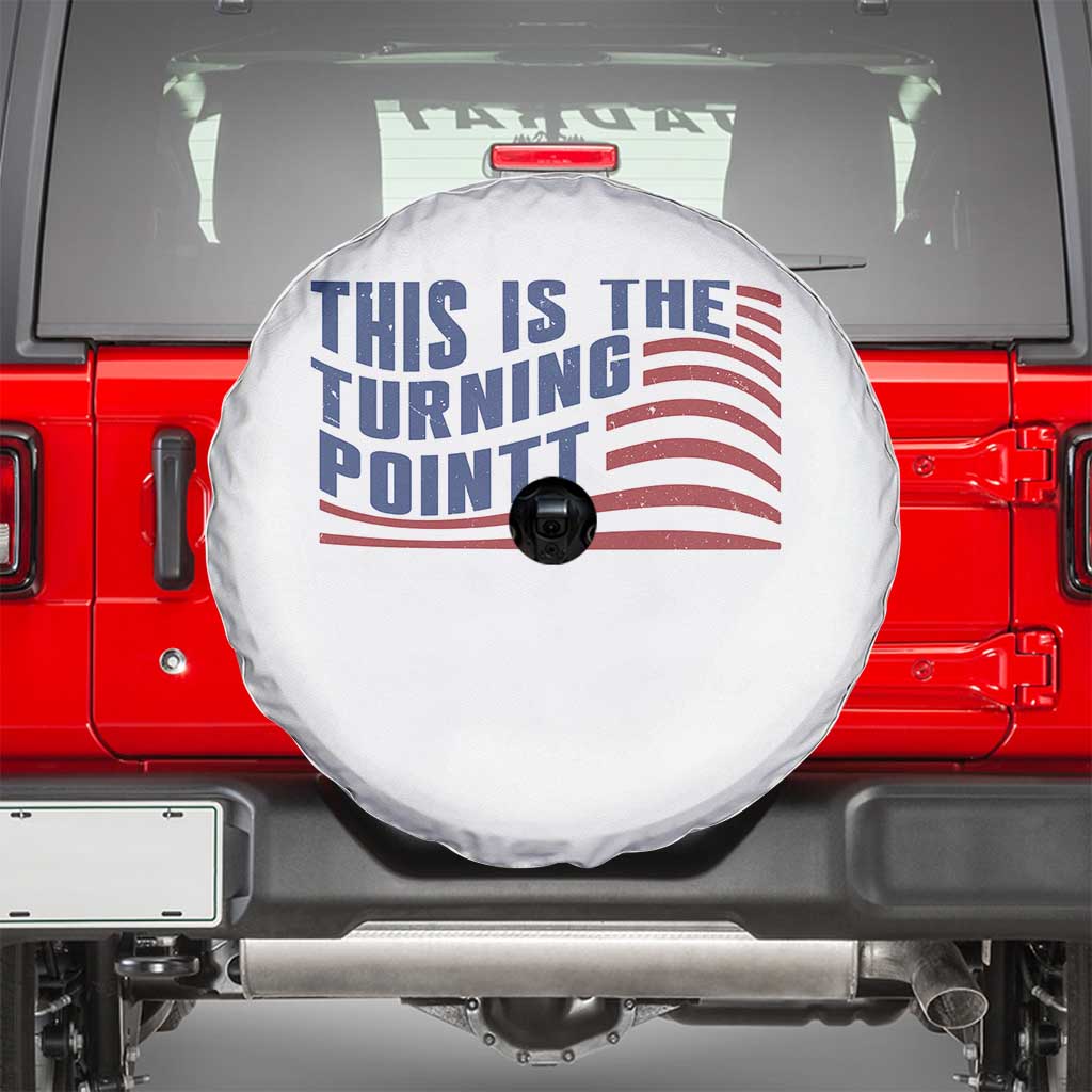 This is The Turning Point Spare Tire Cover USA Flag America True Patriot - Wonder Print Shop