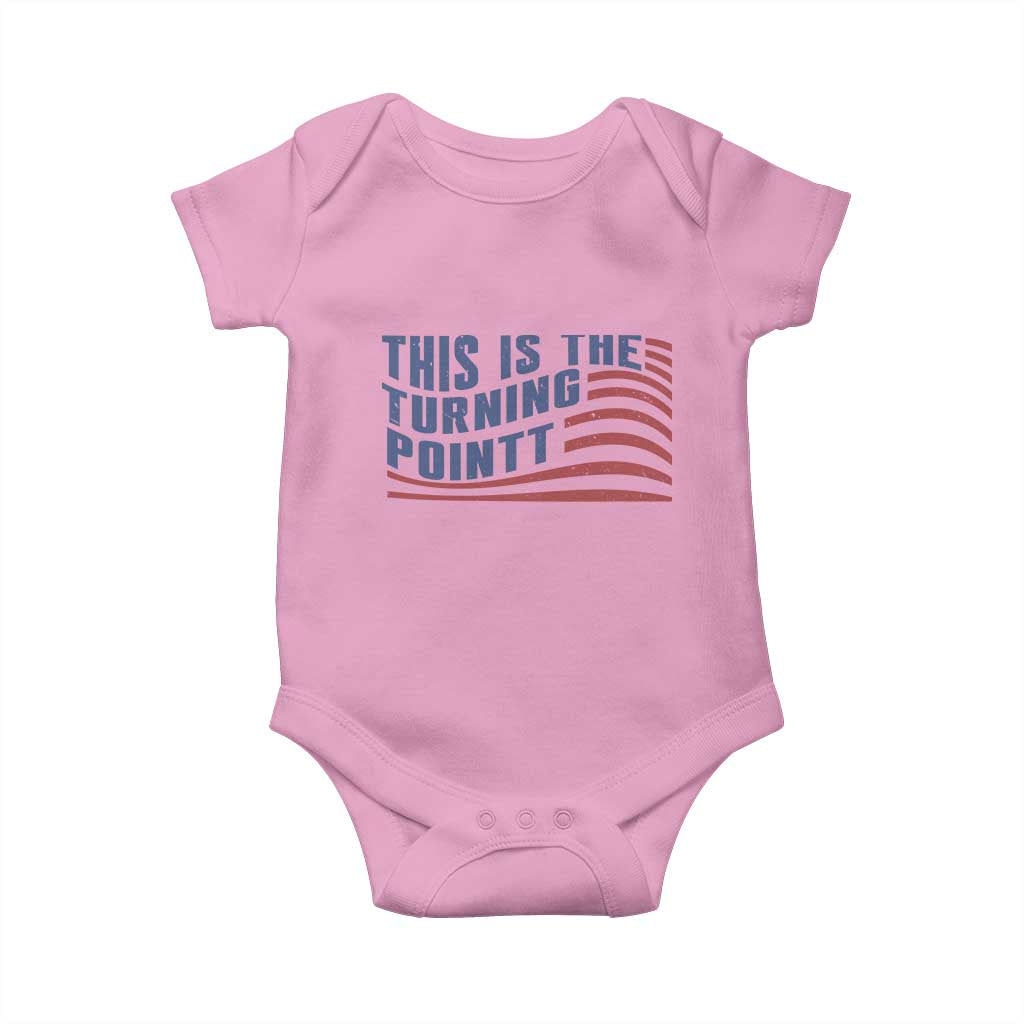 This is The Turning Point Baby Onesie USA Flag America True Patriot - Wonder Print Shop