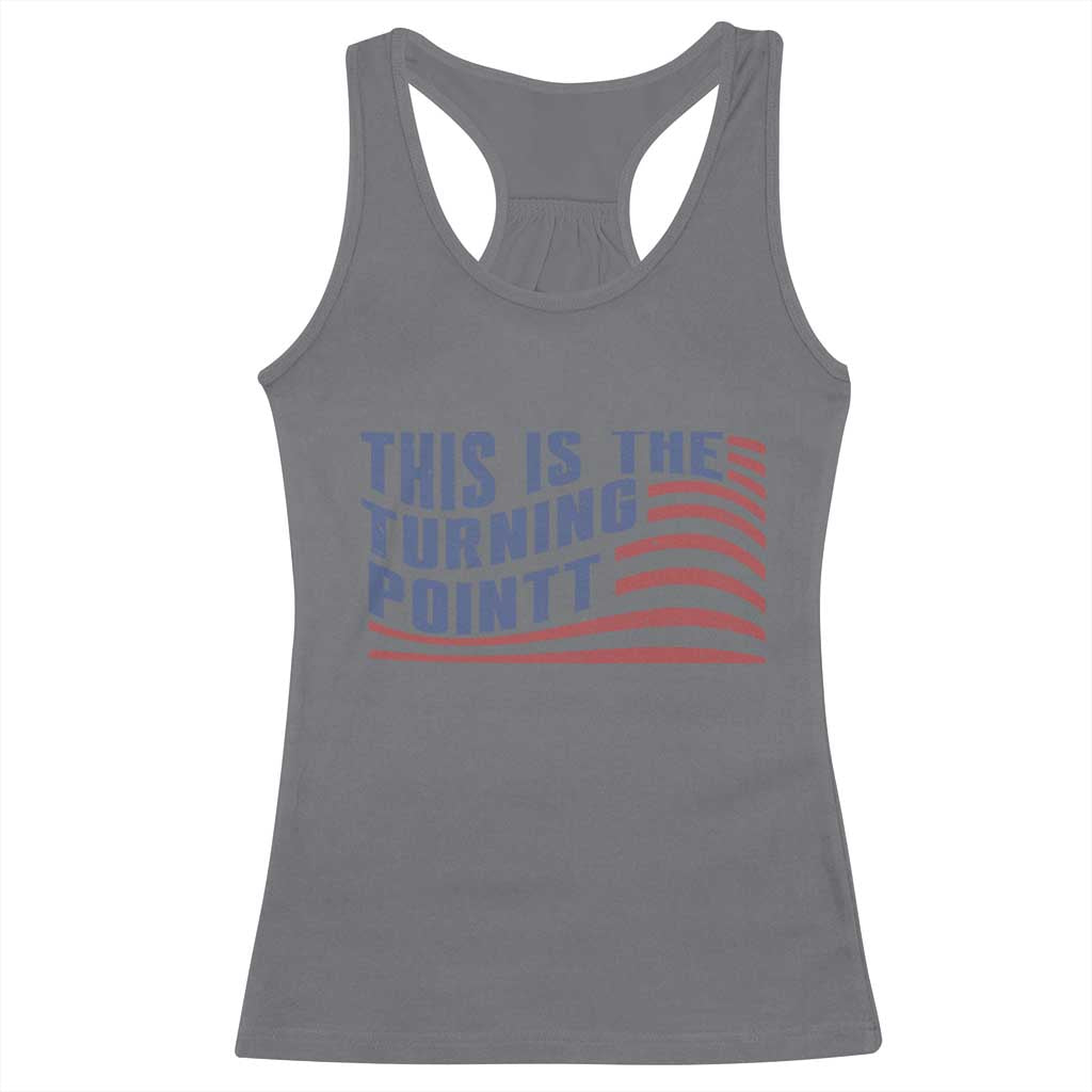 This is The Turning Point Racerback Tank Top USA Flag America True Patriot - Wonder Print Shop