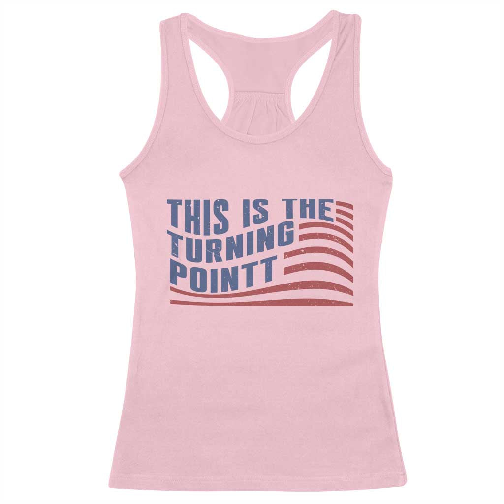 This is The Turning Point Racerback Tank Top USA Flag America True Patriot - Wonder Print Shop