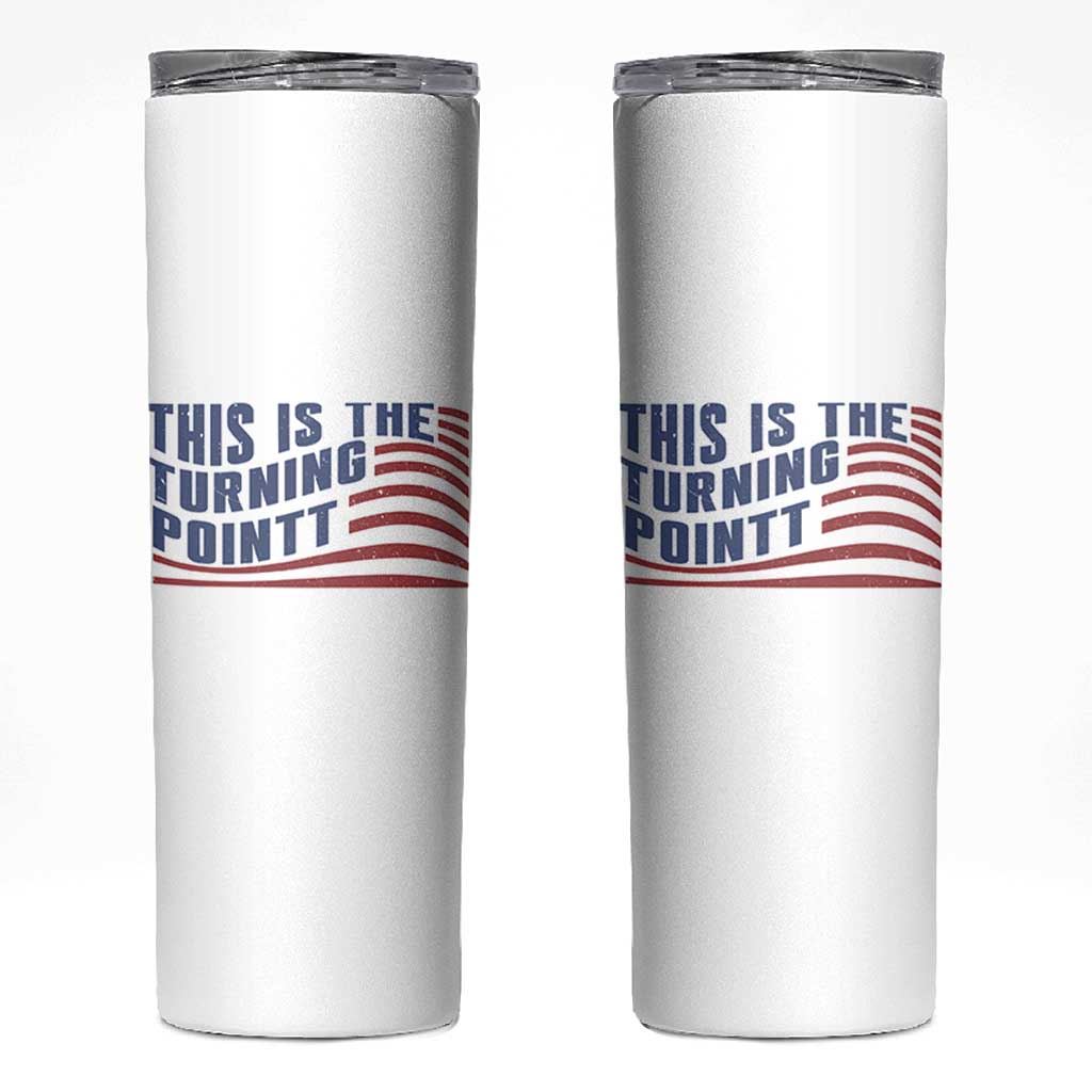 This is The Turning Point Skinny Tumbler USA Flag America True Patriot - Wonder Print Shop