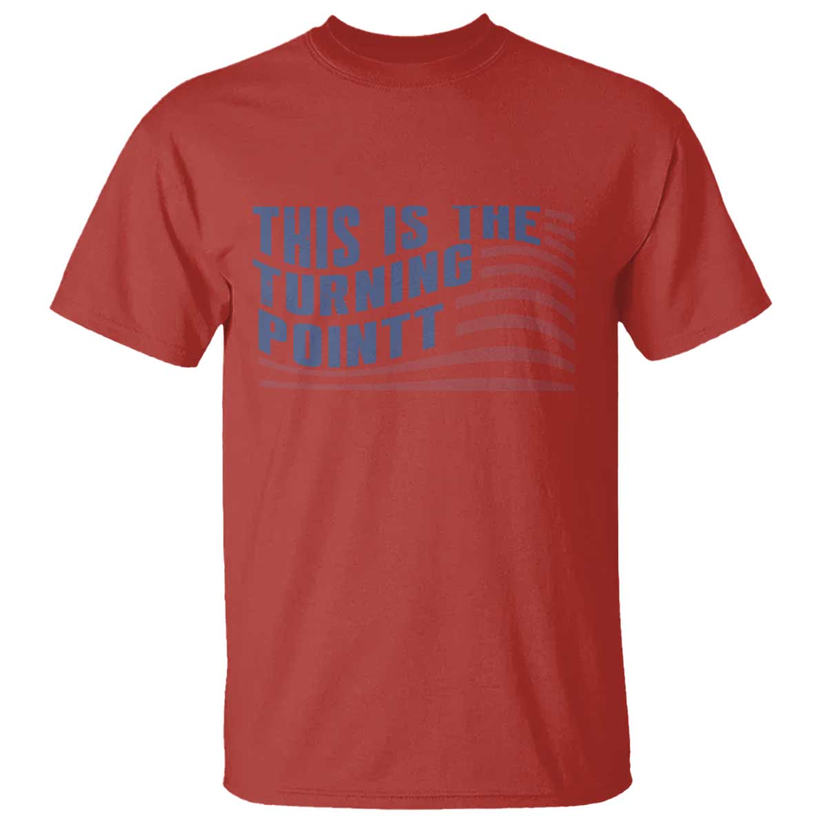 This is The Turning Point T Shirt USA Flag America True Patriot - Wonder Print Shop