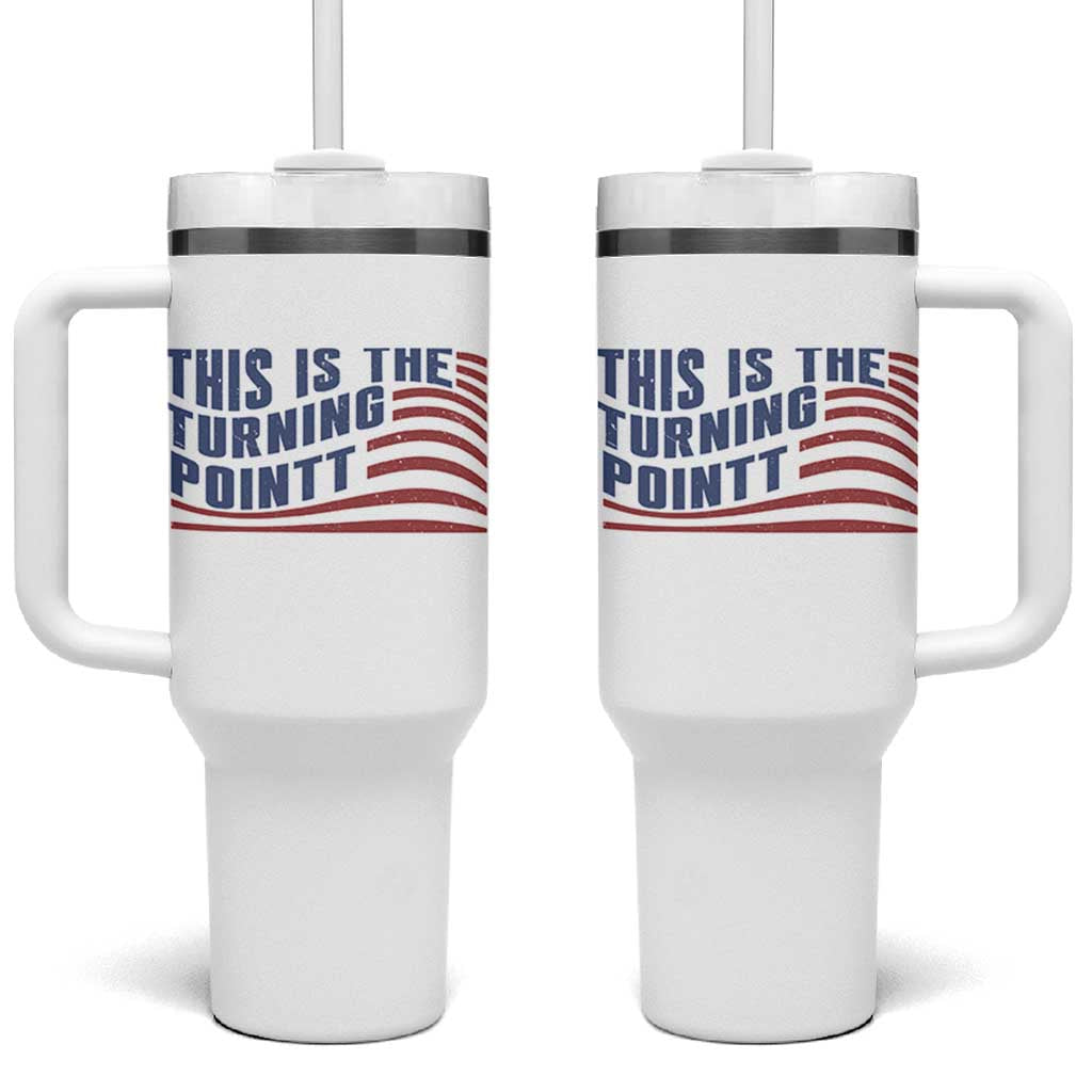 This is The Turning Point Tumbler With Handle USA Flag America True Patriot - Wonder Print Shop