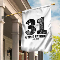 Freedom Number 31 Tribute Graphic Garden Flag Thank You Charlie Kirk A True Patriot Memorial - Wonder Print Shop