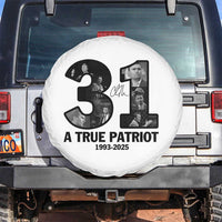 Freedom Number 31 Tribute Graphic Spare Tire Cover Thank You Charlie Kirk A True Patriot Memorial - Wonder Print Shop