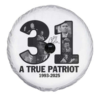 Freedom Number 31 Tribute Graphic Spare Tire Cover Thank You Charlie Kirk A True Patriot Memorial - Wonder Print Shop