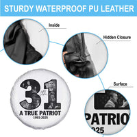 Freedom Number 31 Tribute Graphic Spare Tire Cover Thank You Charlie Kirk A True Patriot Memorial - Wonder Print Shop