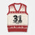 Freedom Number 31 Tribute Graphic V-Neck Knit Sweater Vest Thank You Charlie Kirk A True Patriot Memorial - Wonder Print Shop