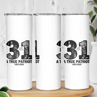 Freedom Number 31 Tribute Graphic Skinny Tumbler Thank You Charlie Kirk A True Patriot Memorial - Wonder Print Shop