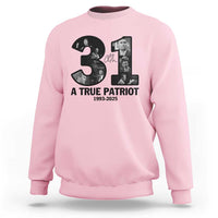 Freedom Number 31 Tribute Graphic Sweatshirt Thank You Charlie Kirk A True Patriot Memorial - Wonder Print Shop