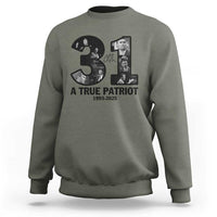 Freedom Number 31 Tribute Graphic Sweatshirt Thank You Charlie Kirk A True Patriot Memorial - Wonder Print Shop