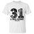 Freedom Number 31 Tribute Graphic T Shirt Thank You Charlie Kirk A True Patriot Memorial - Wonder Print Shop
