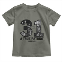 Freedom Number 31 Tribute Graphic Toddler T Shirt Thank You Charlie Kirk A True Patriot Memorial - Wonder Print Shop