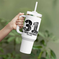 Freedom Number 31 Tribute Graphic Tumbler With Handle Thank You Charlie Kirk A True Patriot Memorial - Wonder Print Shop