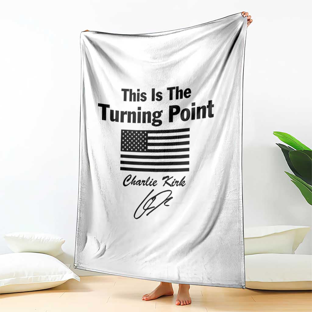 This is The Turning Point Throw Blanket American Flag A True Patriot Statement - Wonder Print Shop