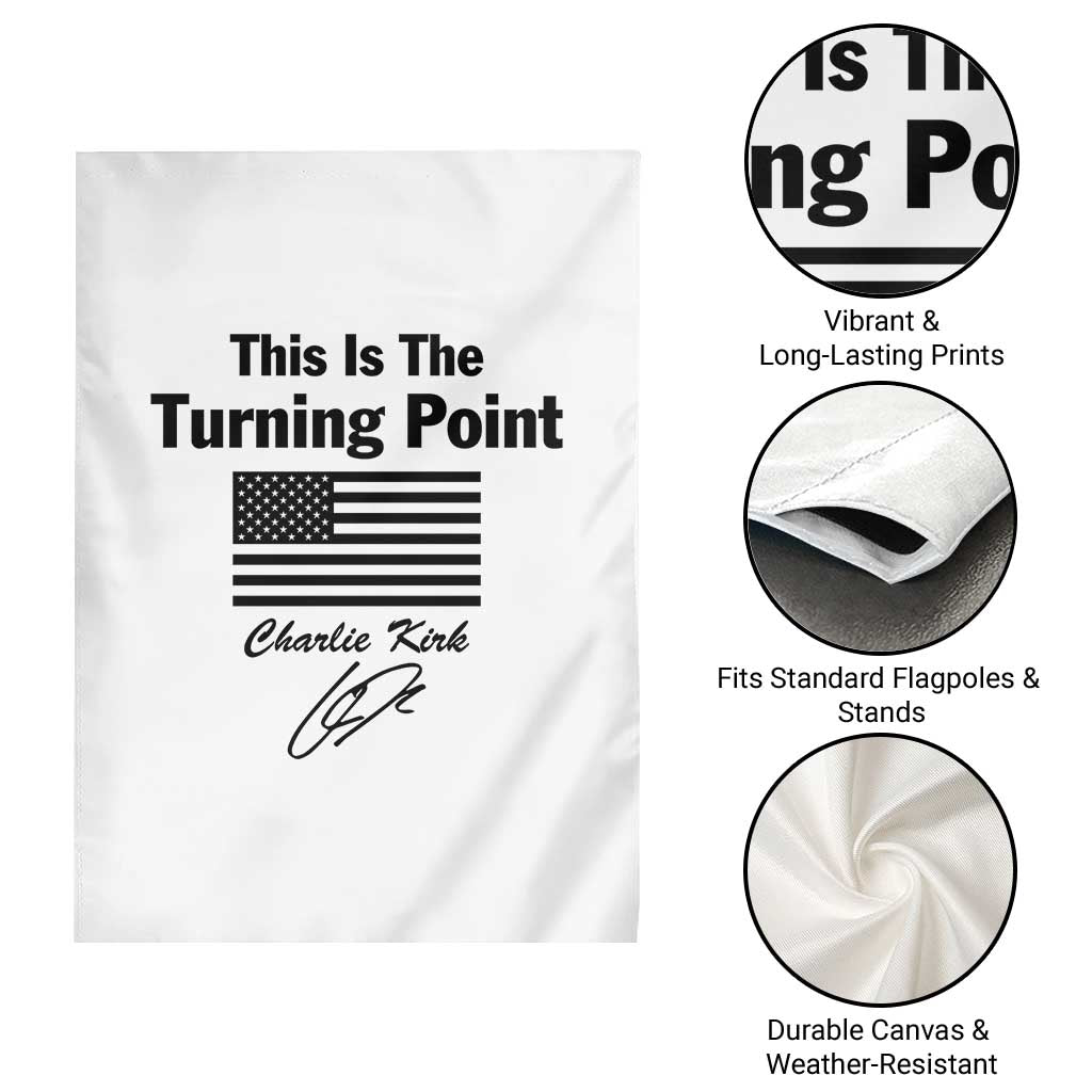 This is The Turning Point Garden Flag American Flag A True Patriot Statement - Wonder Print Shop