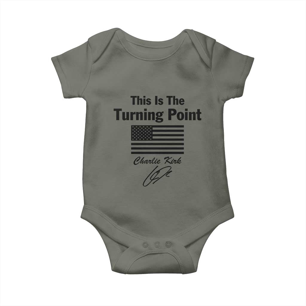 This is The Turning Point Baby Onesie American Flag A True Patriot Statement - Wonder Print Shop