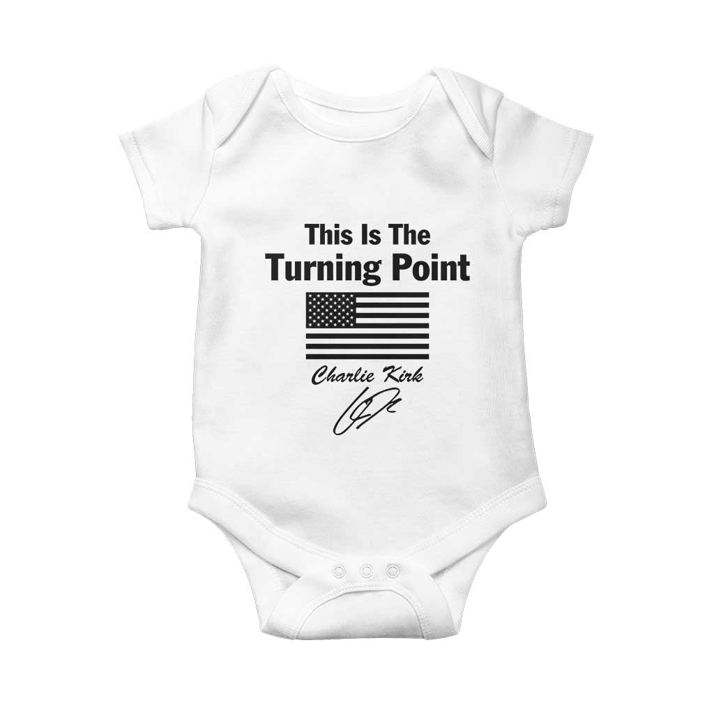 This is The Turning Point Baby Onesie American Flag A True Patriot Statement - Wonder Print Shop