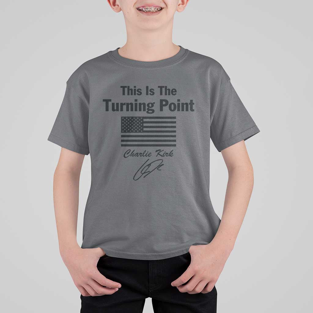 This is The Turning Point T Shirt For Kid American Flag A True Patriot Statement - Wonder Print Shop