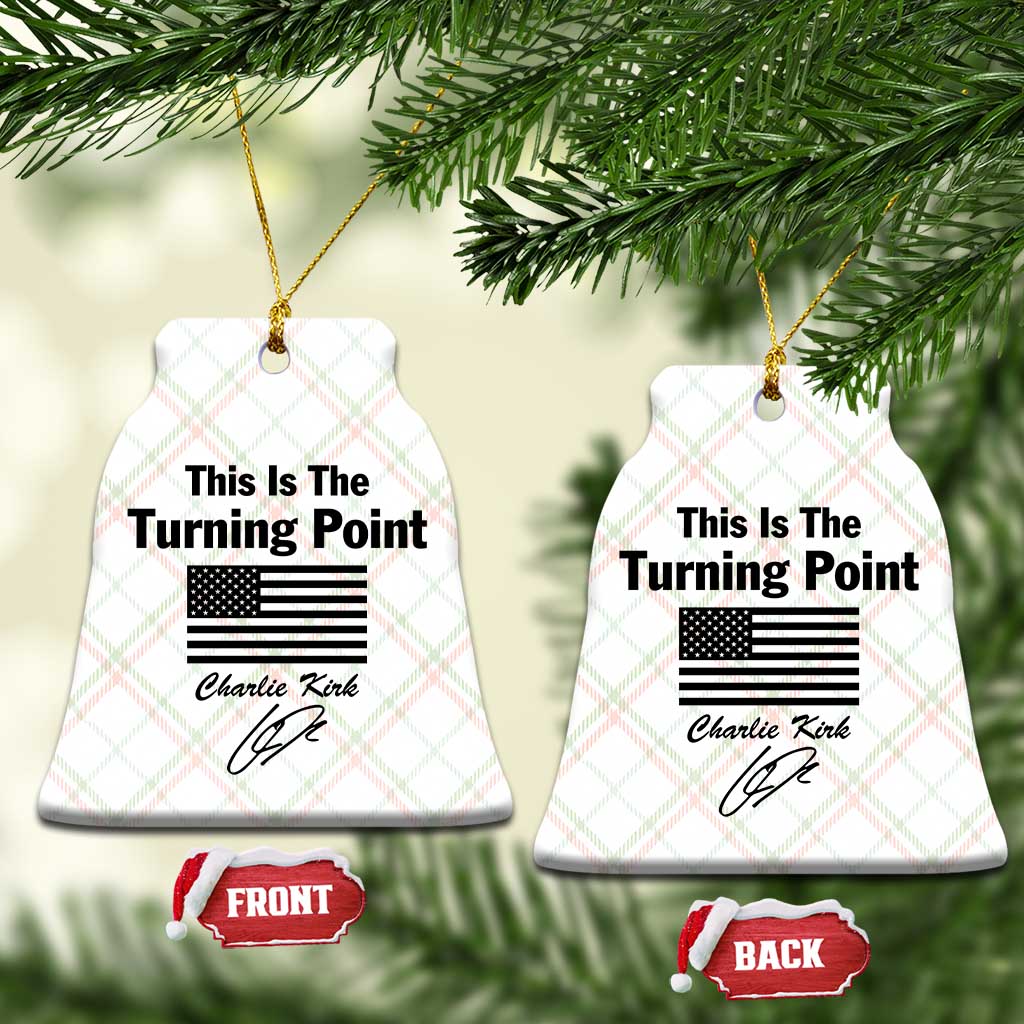 This is The Turning Point Ceramic Ornament American Flag A True Patriot Statement - Wonder Print Shop