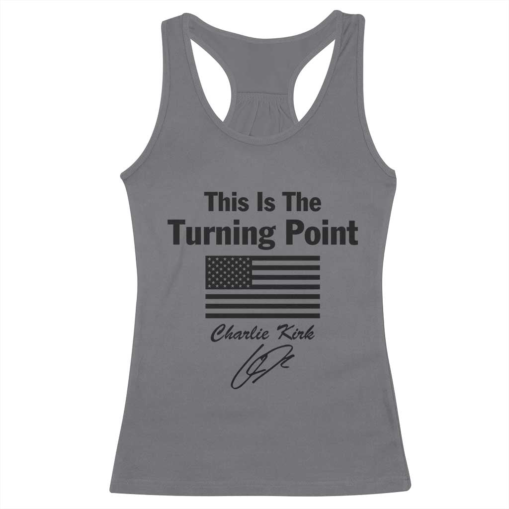 This is The Turning Point Racerback Tank Top American Flag A True Patriot Statement - Wonder Print Shop