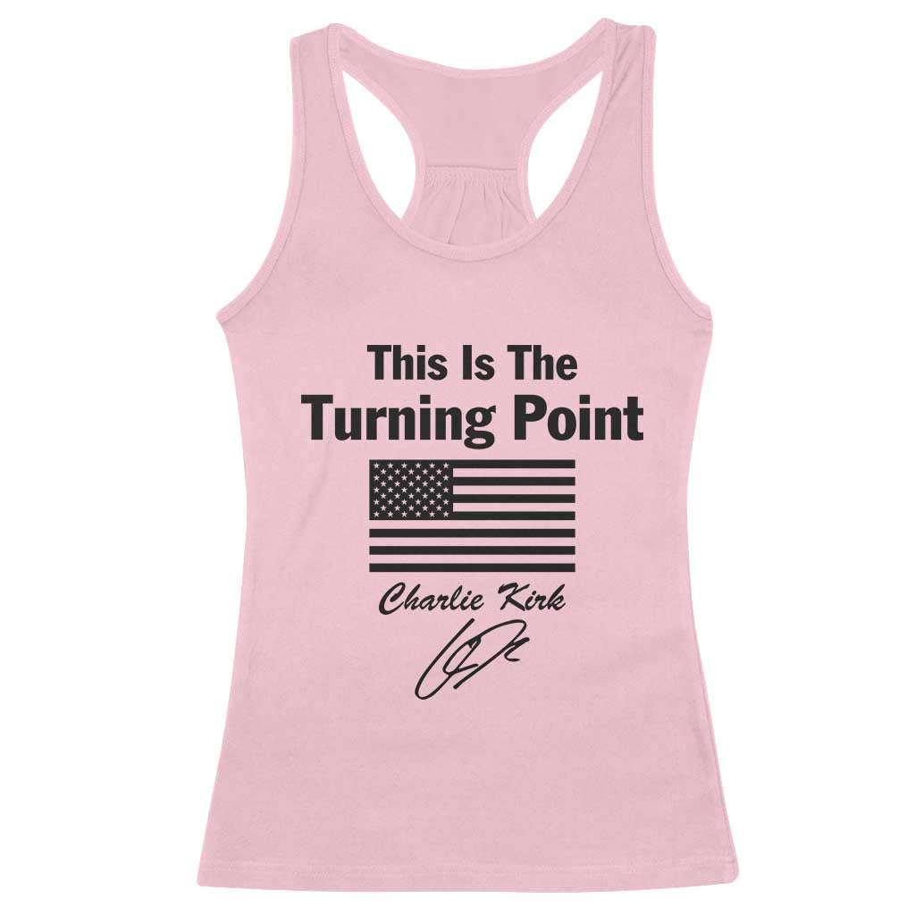 This is The Turning Point Racerback Tank Top American Flag A True Patriot Statement - Wonder Print Shop