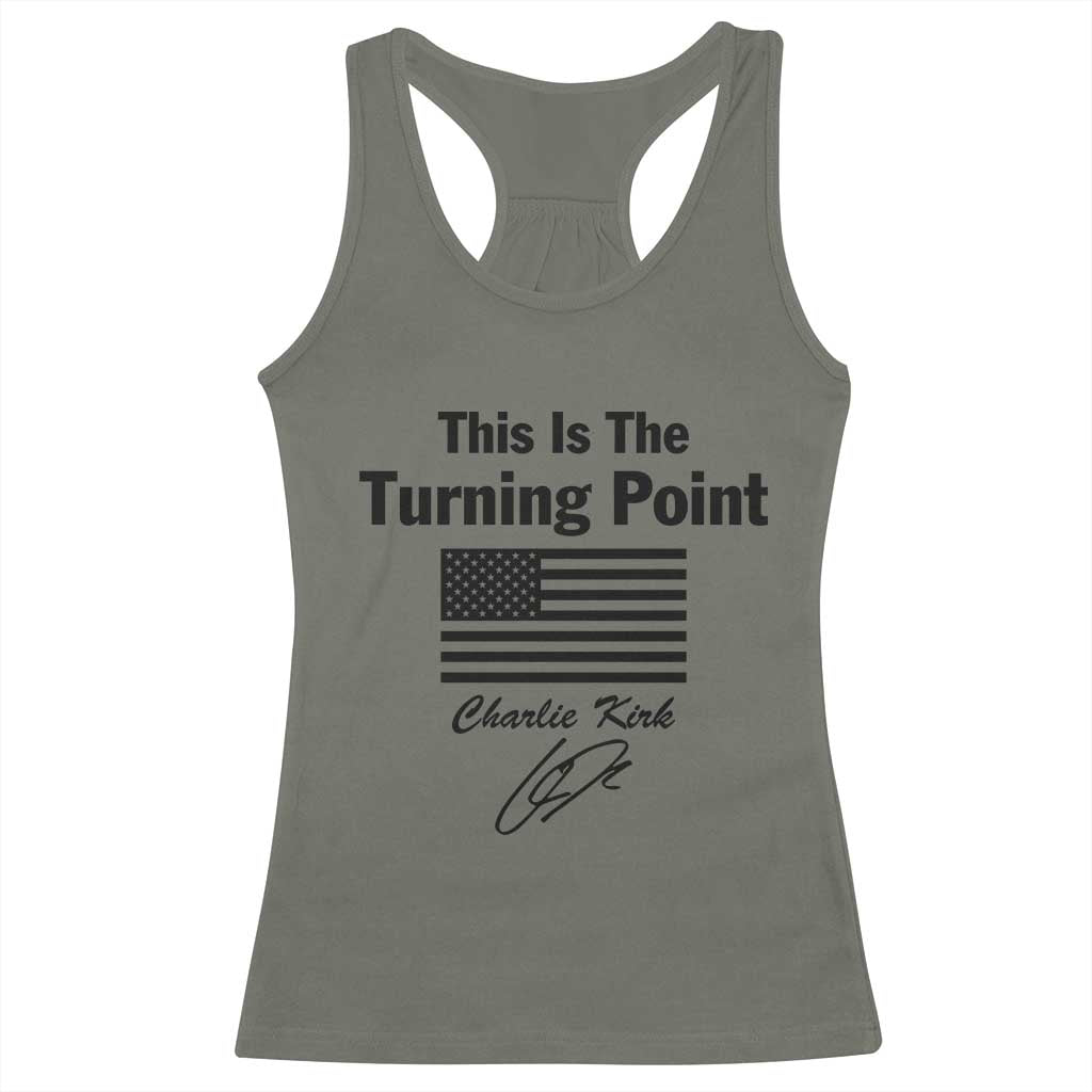 This is The Turning Point Racerback Tank Top American Flag A True Patriot Statement - Wonder Print Shop