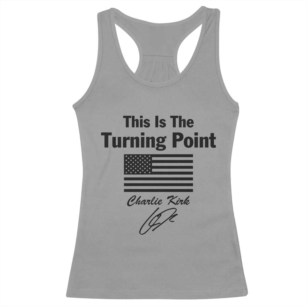 This is The Turning Point Racerback Tank Top American Flag A True Patriot Statement - Wonder Print Shop