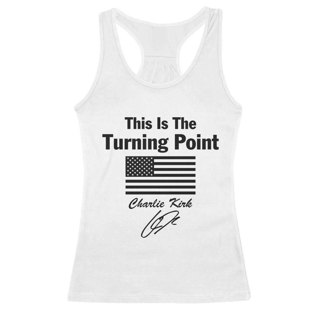 This is The Turning Point Racerback Tank Top American Flag A True Patriot Statement - Wonder Print Shop