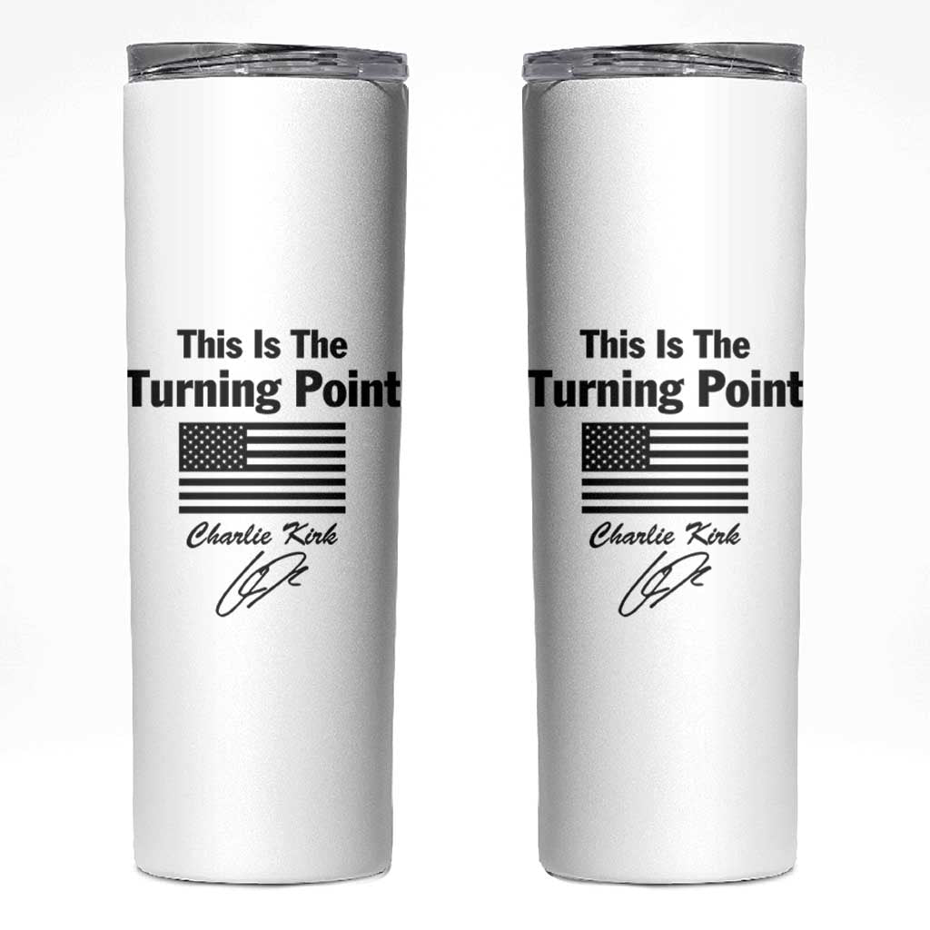 This is The Turning Point Skinny Tumbler American Flag A True Patriot Statement - Wonder Print Shop