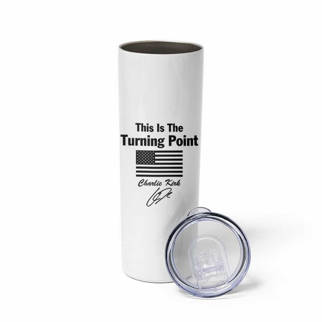 This is The Turning Point Skinny Tumbler American Flag A True Patriot Statement - Wonder Print Shop