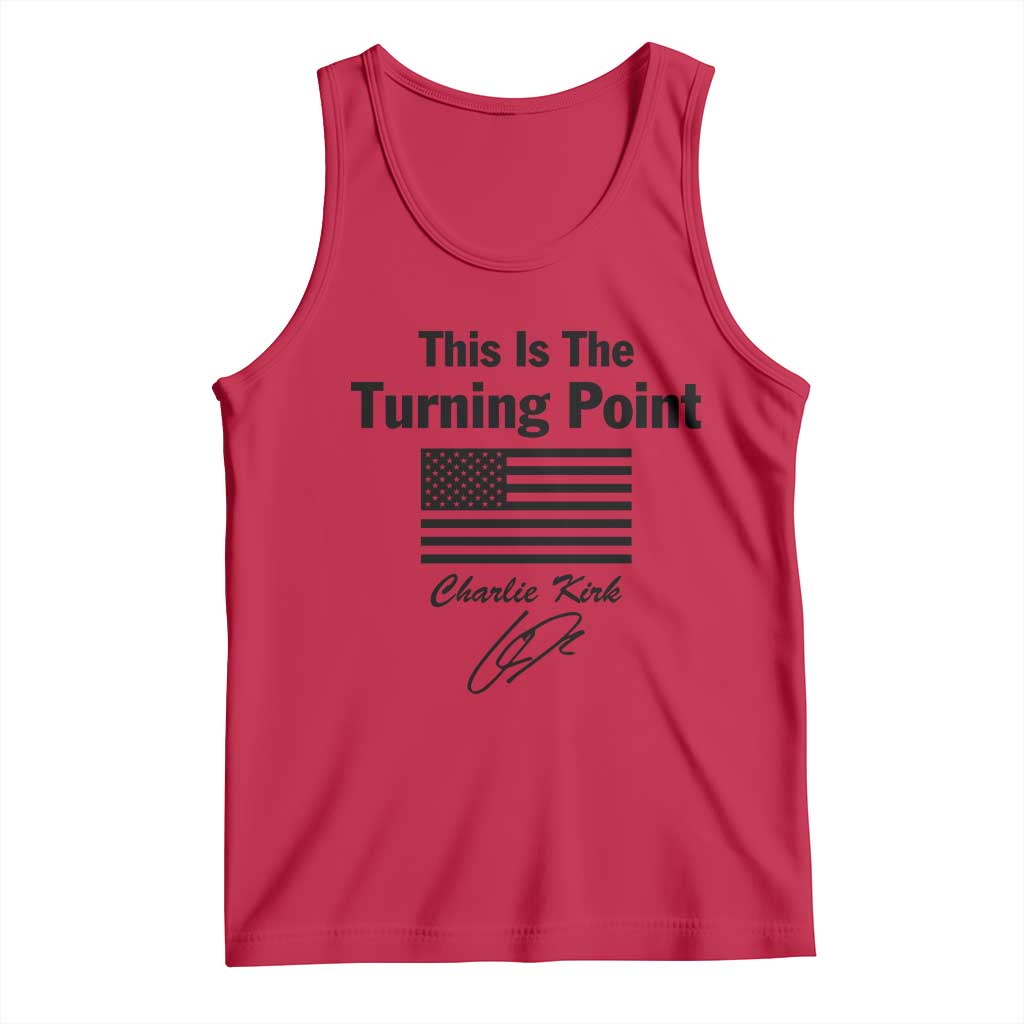 This is The Turning Point Tank Top American Flag A True Patriot Statement - Wonder Print Shop
