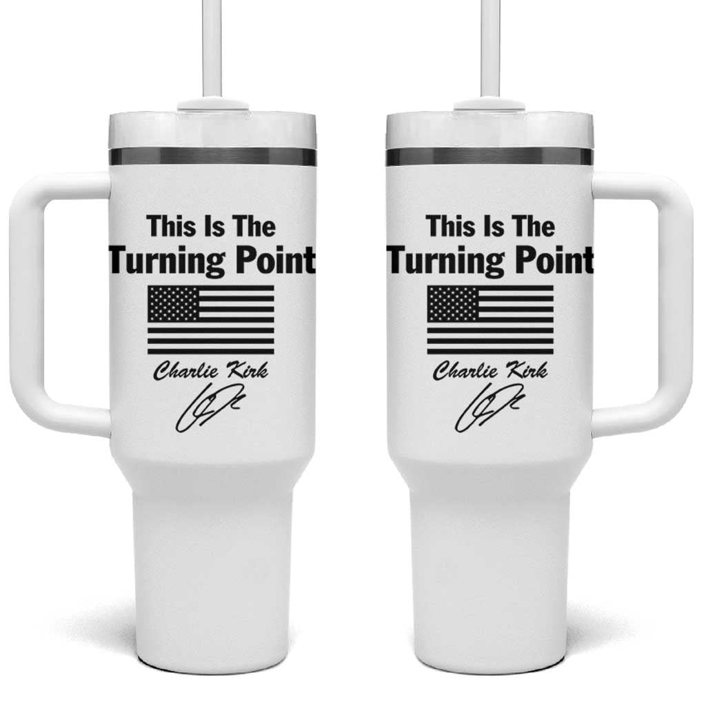 This is The Turning Point Tumbler With Handle American Flag A True Patriot Statement - Wonder Print Shop
