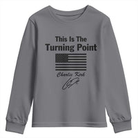 This is The Turning Point Youth Sweatshirt American Flag A True Patriot Statement - Wonder Print Shop