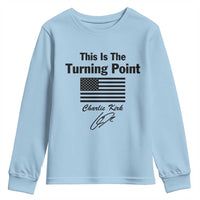 This is The Turning Point Youth Sweatshirt American Flag A True Patriot Statement - Wonder Print Shop