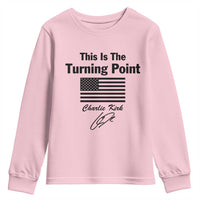 This is The Turning Point Youth Sweatshirt American Flag A True Patriot Statement - Wonder Print Shop