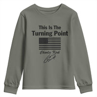 This is The Turning Point Youth Sweatshirt American Flag A True Patriot Statement - Wonder Print Shop