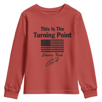 This is The Turning Point Youth Sweatshirt American Flag A True Patriot Statement - Wonder Print Shop