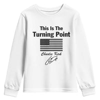 This is The Turning Point Youth Sweatshirt American Flag A True Patriot Statement - Wonder Print Shop