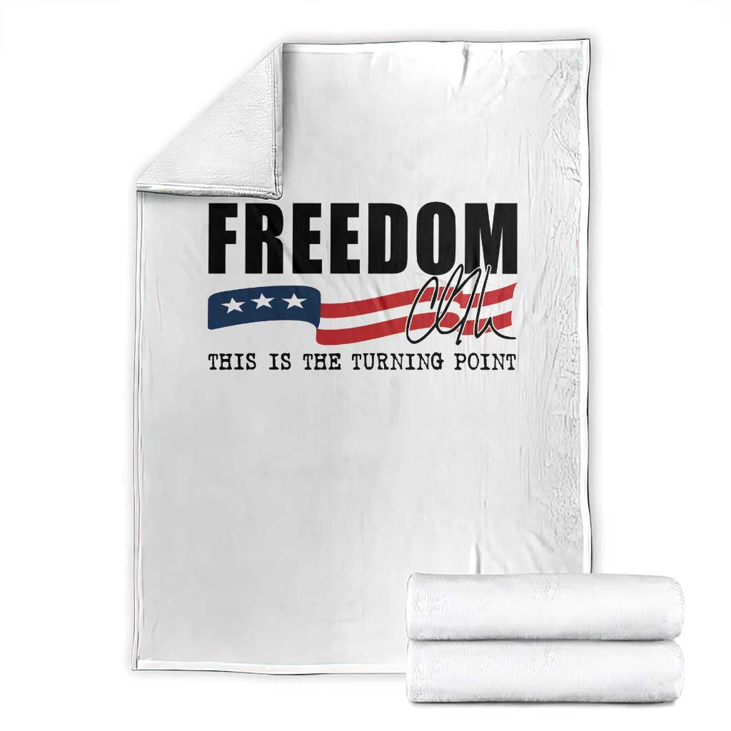 Freedom This Is The Turning Point Throw Blanket True Patriot Liberty Defender American Flag - Wonder Print Shop