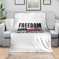 Freedom This Is The Turning Point Throw Blanket True Patriot Liberty Defender American Flag - Wonder Print Shop